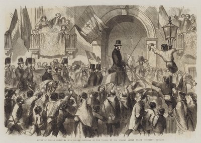 Entry of Victor Emmanuel into Naples by Frank Vizetelly